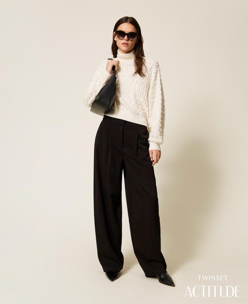pantaloni a palazzo 252AT2011 00006 TWINSET ACTITUDE 