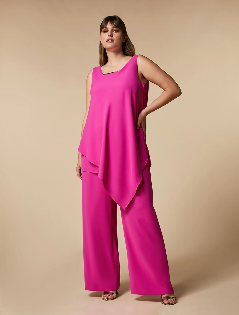 pantalone con elastico in vita ONDE 001 MARINA RINALDI 