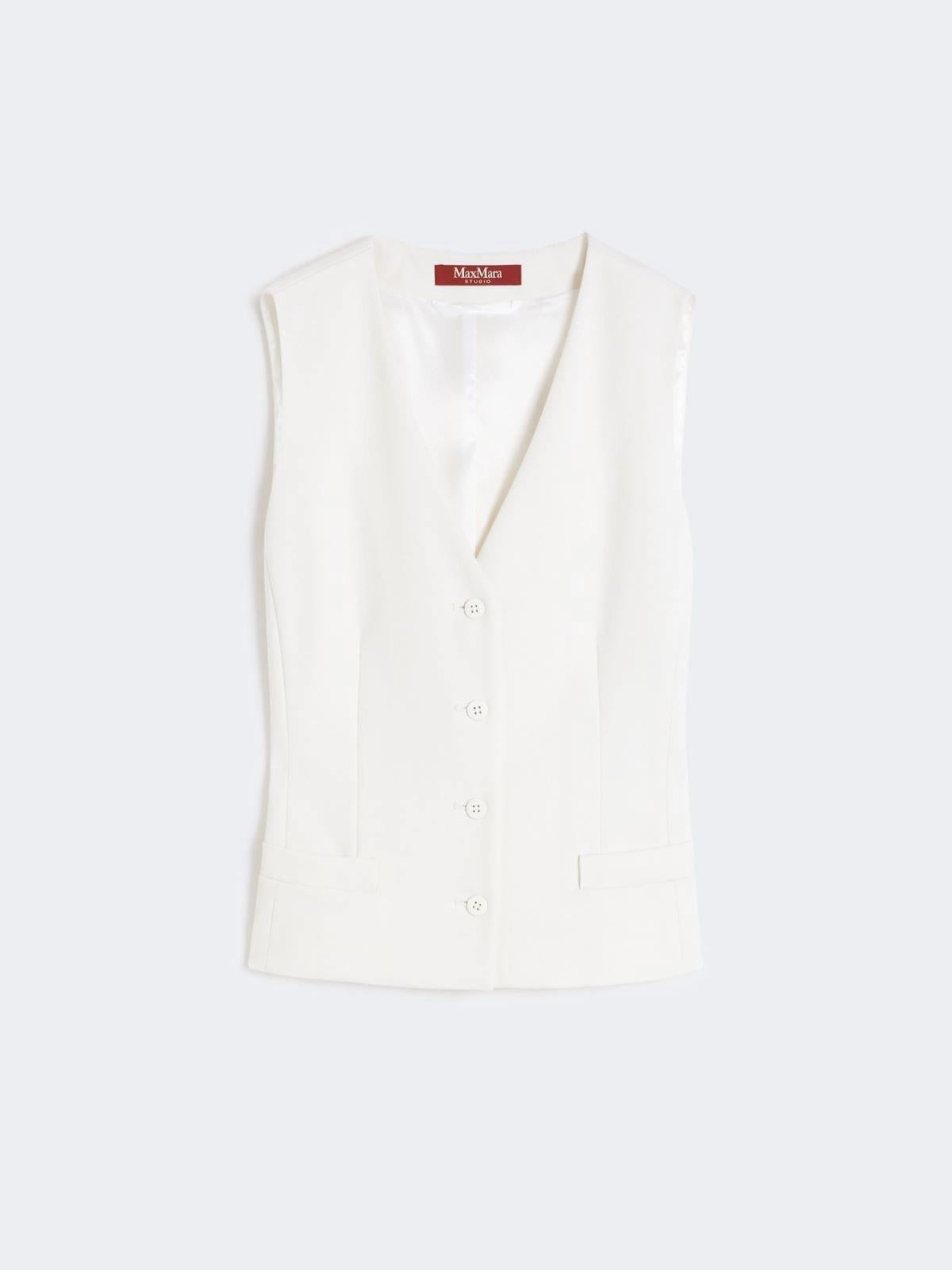 gilet in crèpe di lana MSTMADIA 010 MAXMARA STUDIO 