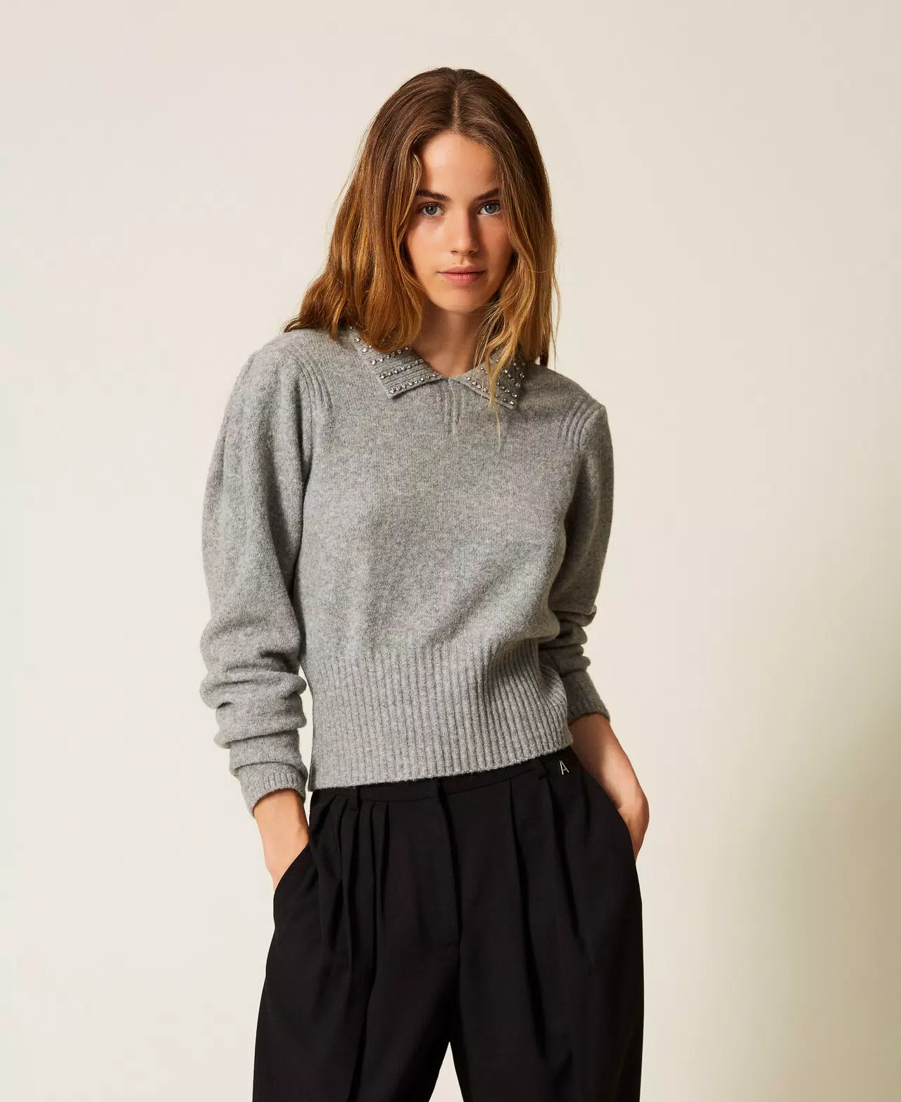maglia a polo 252AP3160 11811 TWINSET ACTITUDE 