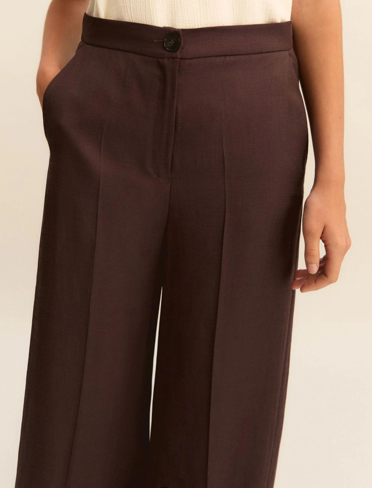 pantaloni in misto lino EMMALCUNO 003 EMME MARELLA 