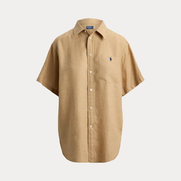 camicia in lino oversize 211-A96160 004 RALPH LAUREN POLO 