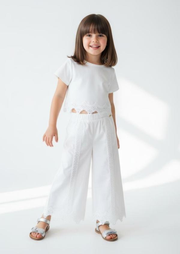 completo con inserti in pizzo 261GB2023 00526 TWINSET GIRL 