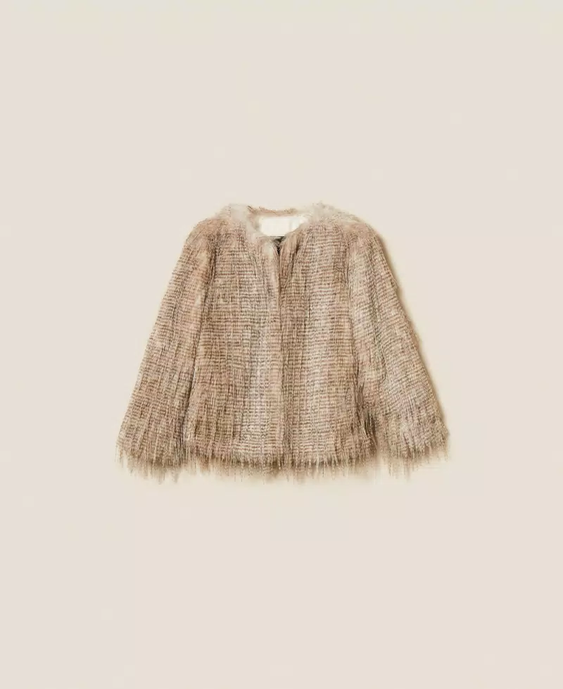 giacca in faux fur 252AP2541 12662 TWINSET ACTITUDE 
