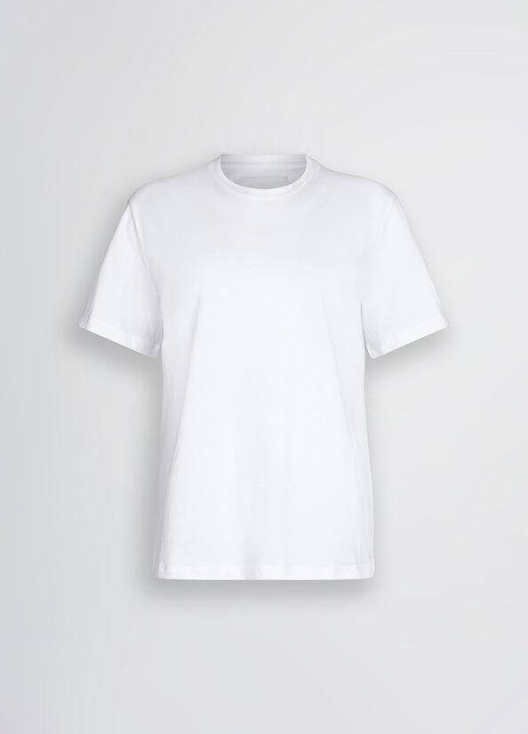 t-shirt basic con patch CA5392J6308 11111 liU JO 