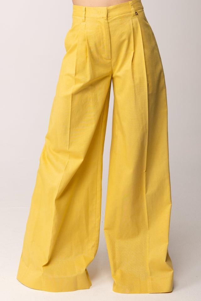 pantalone ampio in lino 261AT2073 13459 TWINSET ACTITUDE 