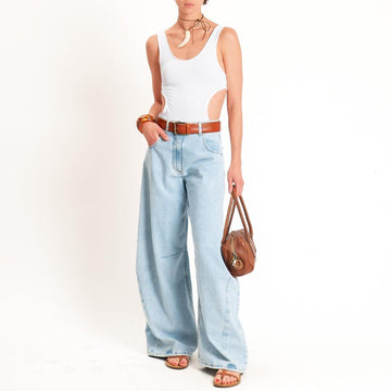 top body cut out UAB0376 BIANCO VICOLO 