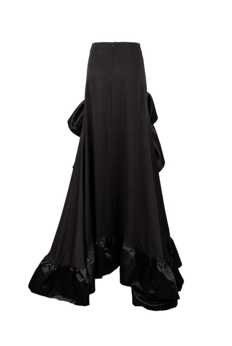 gonna ampia con strascico VULCANO NERO ODI' ODI' 