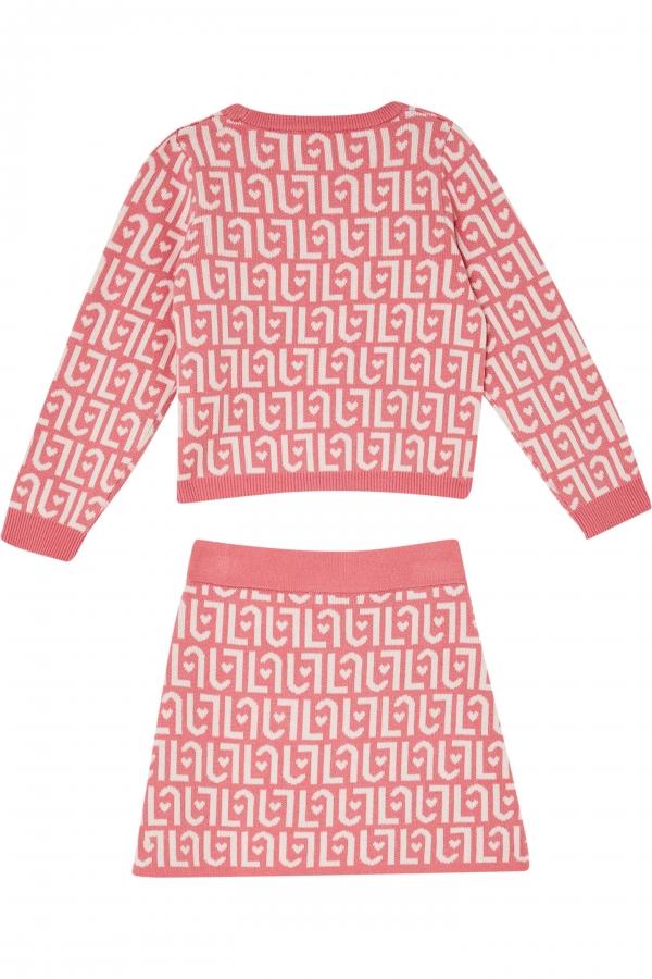 completo due pezzi con gonna KF5094MA07E M9988 LIU JO JUNIOR 