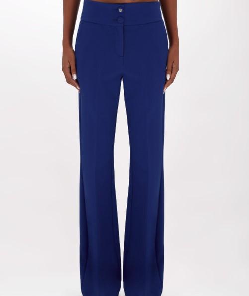 pantaloni flare in crepe stretch RA4130T3191 93943 Blugirl 