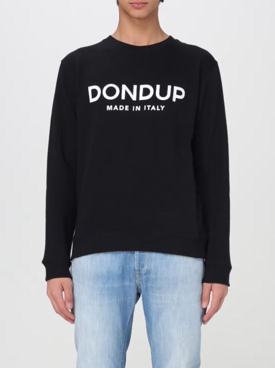 felpa con logo UF641KF0196GR2 999 DONDUP 