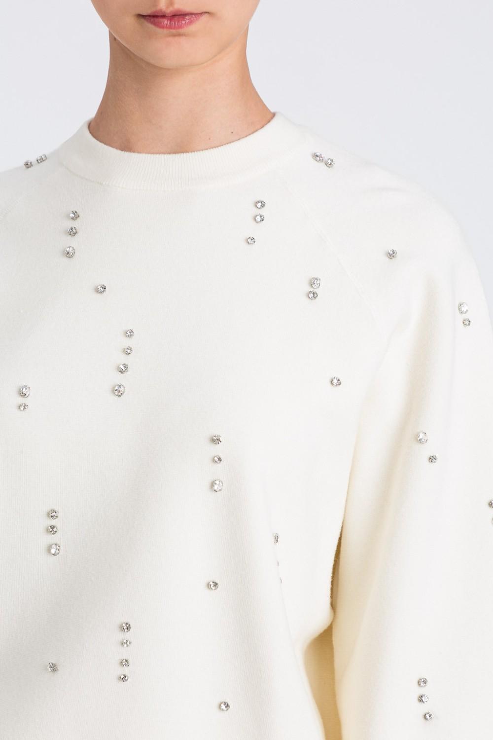maglione con applicazioni 252AT3050 00282 TWINSET ACTITUDE 