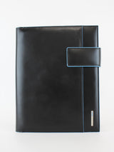 PIQUADRO agenda giornaliera in pelle liscia Nero