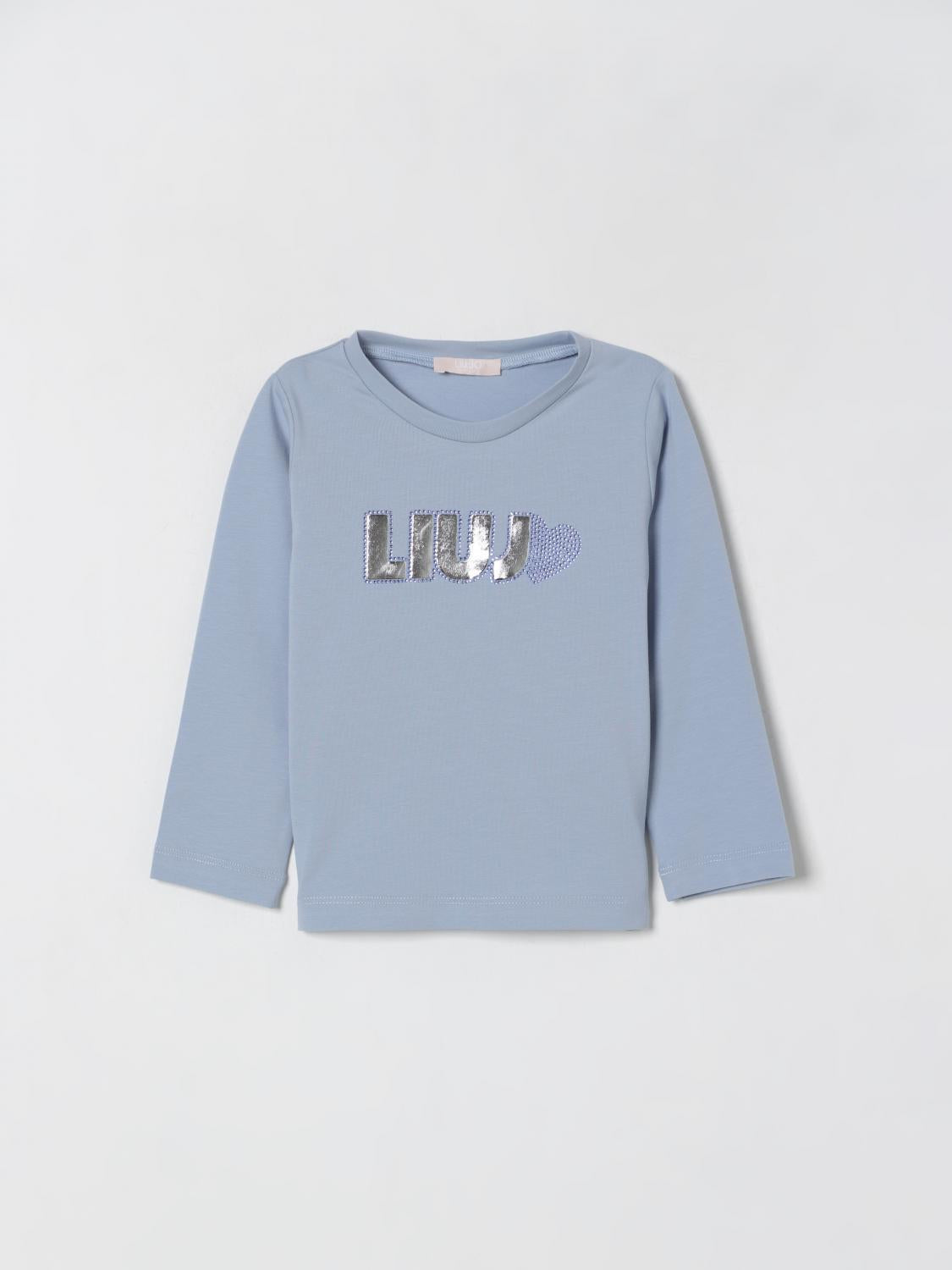 t-shirt con logo KF5033J0088 64010 LIU JO JUNIOR 