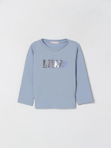 t-shirt con logo KF5033J0088 64010 LIU JO JUNIOR 