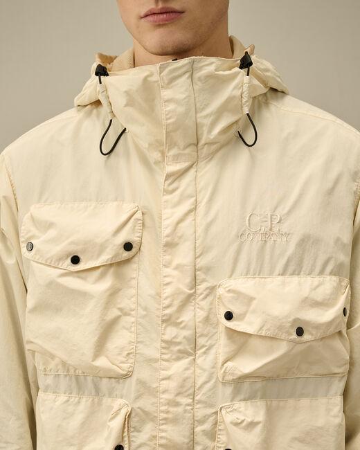 giubbino con occhiali flatt 18CMOW050A 005991G 402 CP COMPANY 