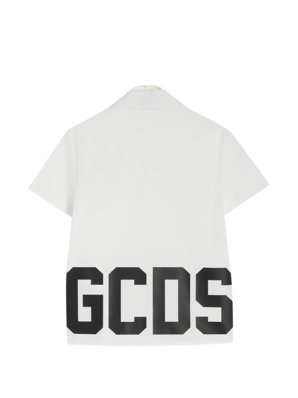 camicia con logo posteriore C1BJQH517T330 100 GCDS 