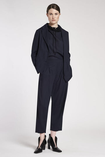 blazer monopetto in garza di lana INIF09 12 CARLAG 