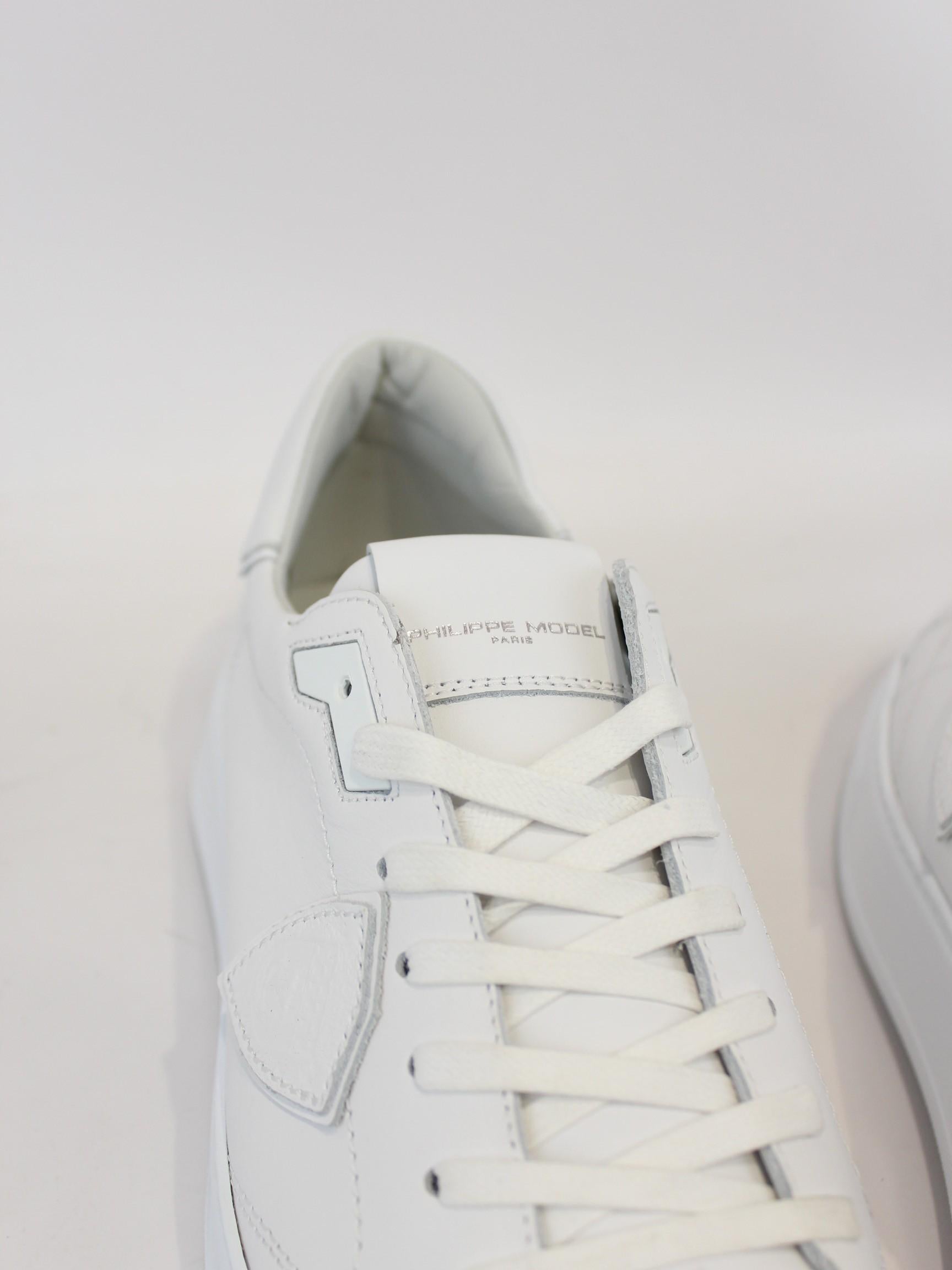 sneakers con logo in pelle BTLU V001 PHILIPPE MODEL 