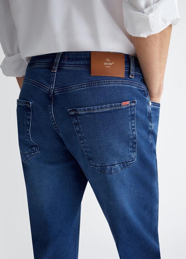 Jeans slim fit con scoloriture M124P304FRANKPWBLUMD BLUE liU JO 
