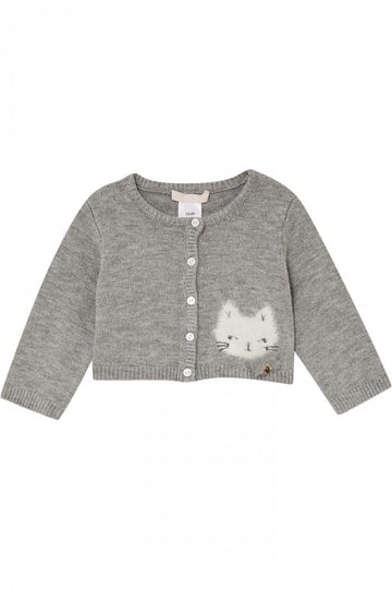 cardigan con ricamo HF5010MA12P 02036 LIU JO JUNIOR 