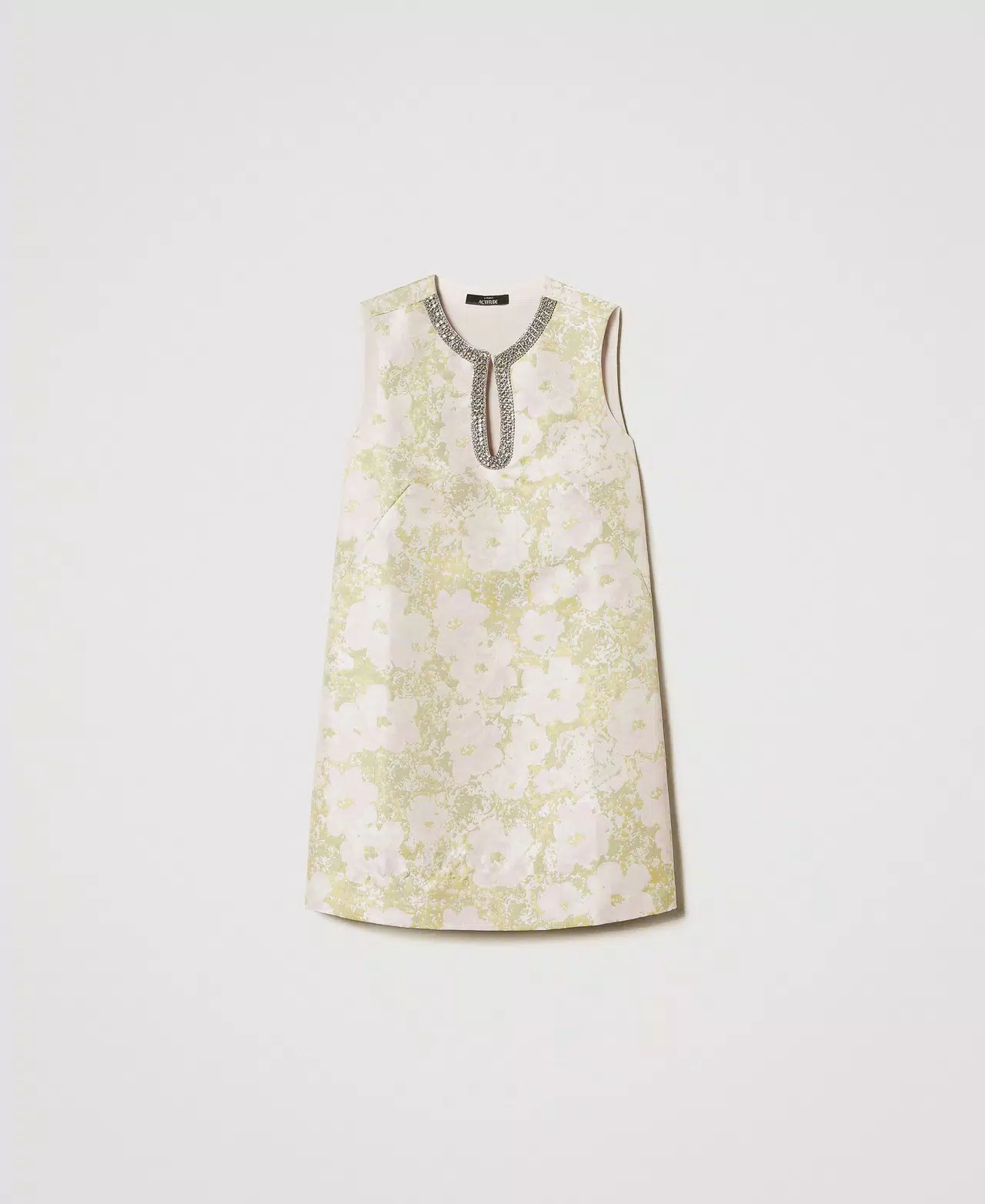 abito con ricamo a mano 251AP2104 12228 TWINSET ACTITUDE 