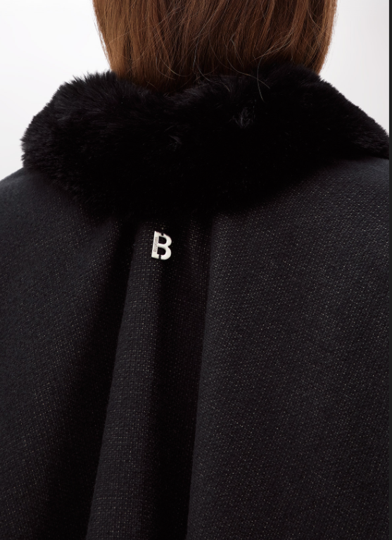 cappa in maglia faux fur PF5011T0300 22222 Blugirl 