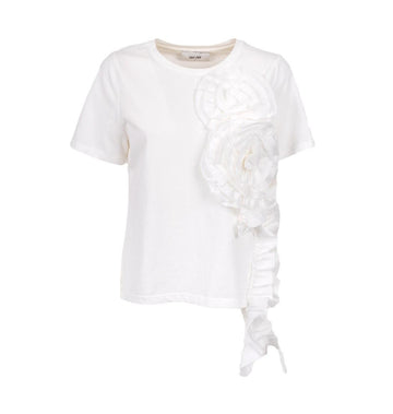 t-shirt con applicazione TRICASE BIANCO ODI' ODI' 