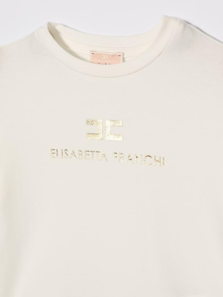 t-shirt con logo EGTS108 JE006 0115 ELISABETTA FRANCHI 