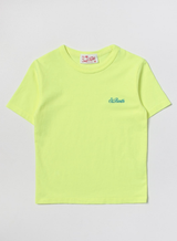 MC2 SAINT BARTH t-shirt dover con logo ricamato Giallo
