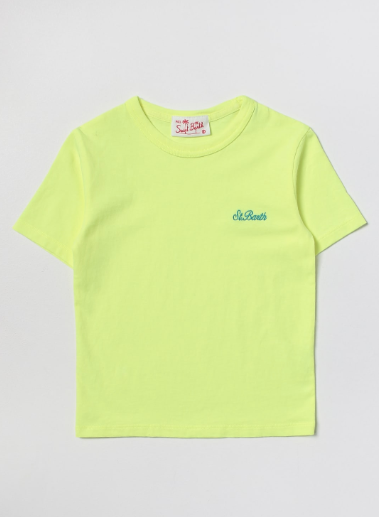 t-shirt dover con logo ricamato DOVER JR 00353D MC2 SAINT BARTH 
