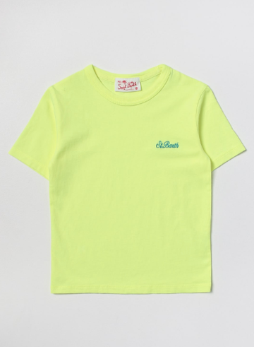 t-shirt dover con logo ricamato DOVER JR 00353D MC2 SAINT BARTH 