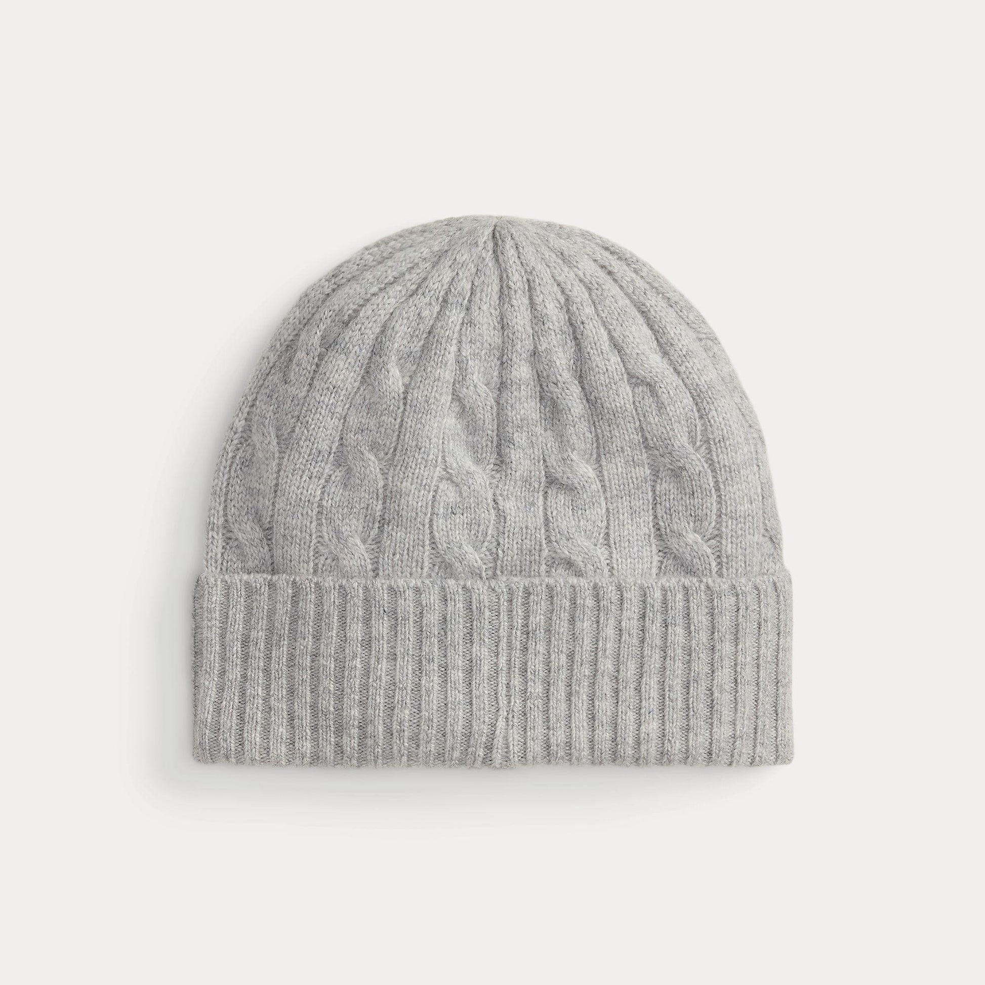 cappello a trecce in lana e cashmere 455-981442 002 RALPH LAUREN POLO 