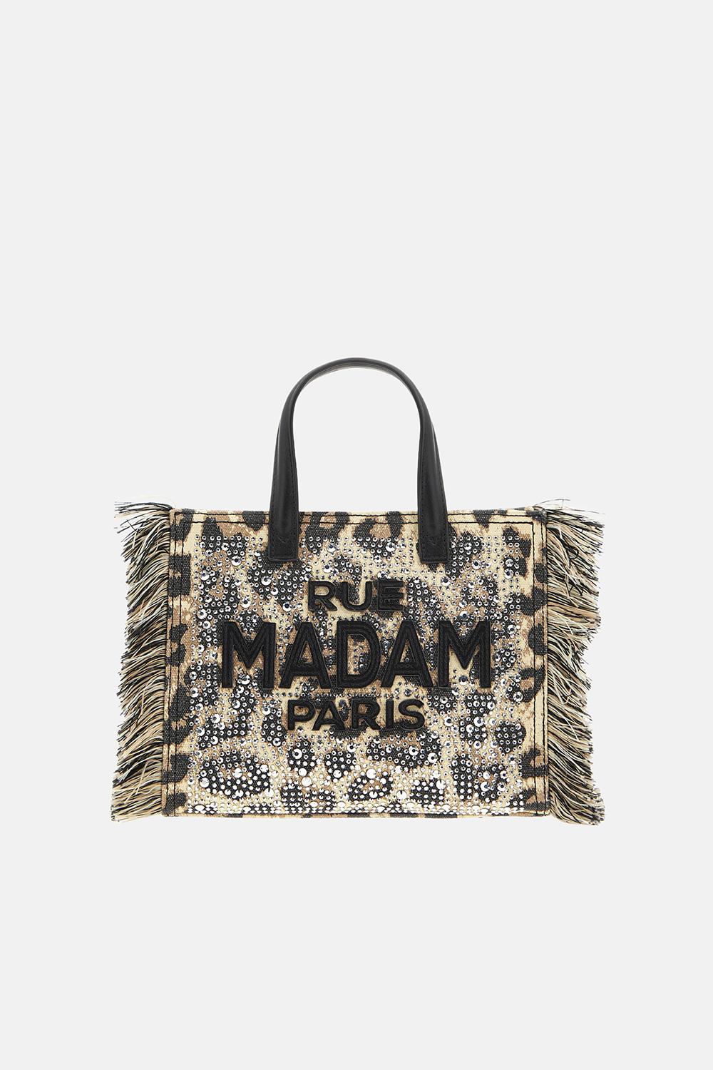 Borsa casablanca mini tote 1529CASABLANCA LEOPARD RUE MADAM PARIS 