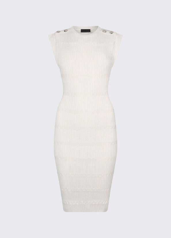 abito corto in maglia CA6104MS55N P9574 LIU JO BLACK 