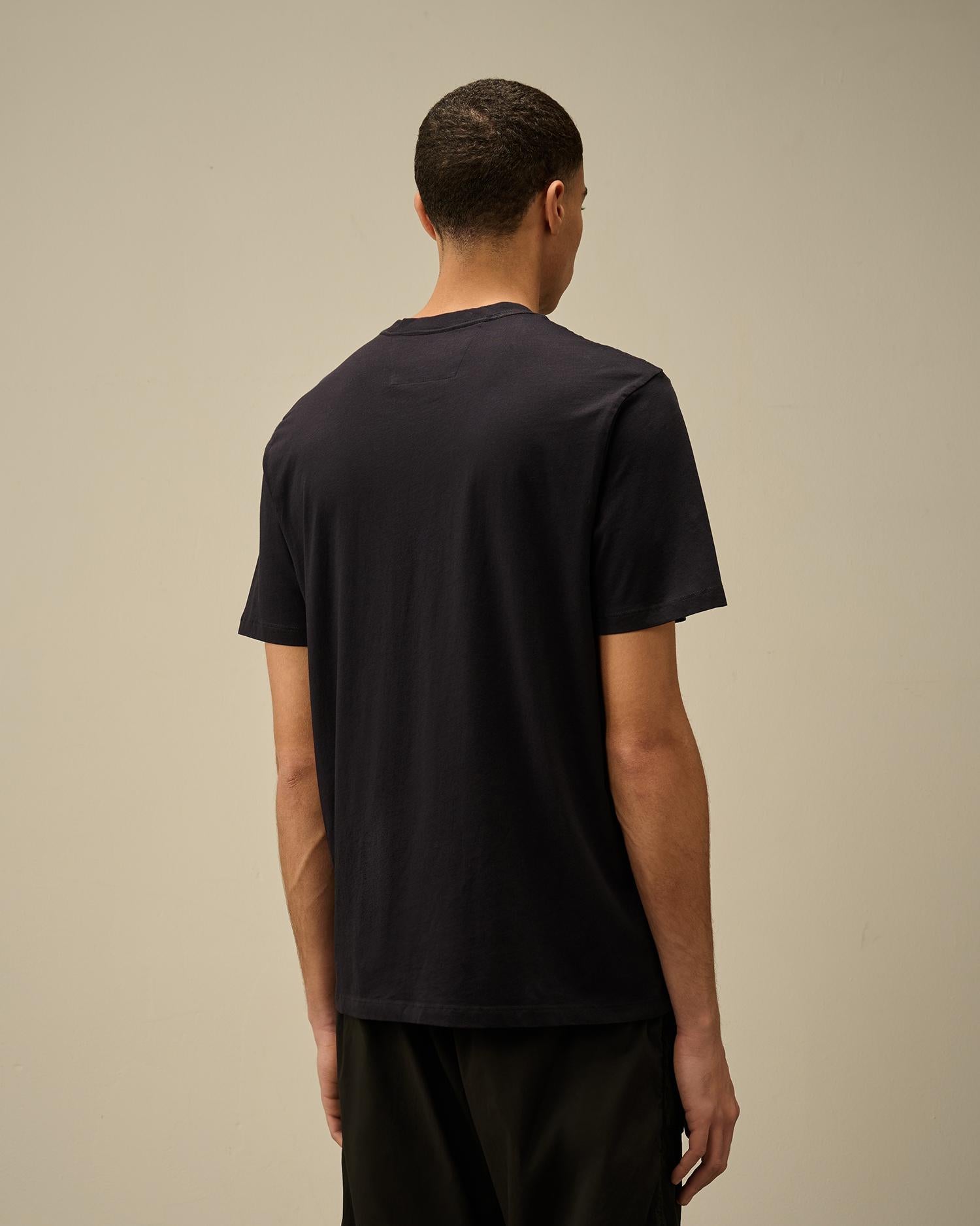 t-shirt con logo verticale 18CMTS138A 005100W 888 CP COMPANY 