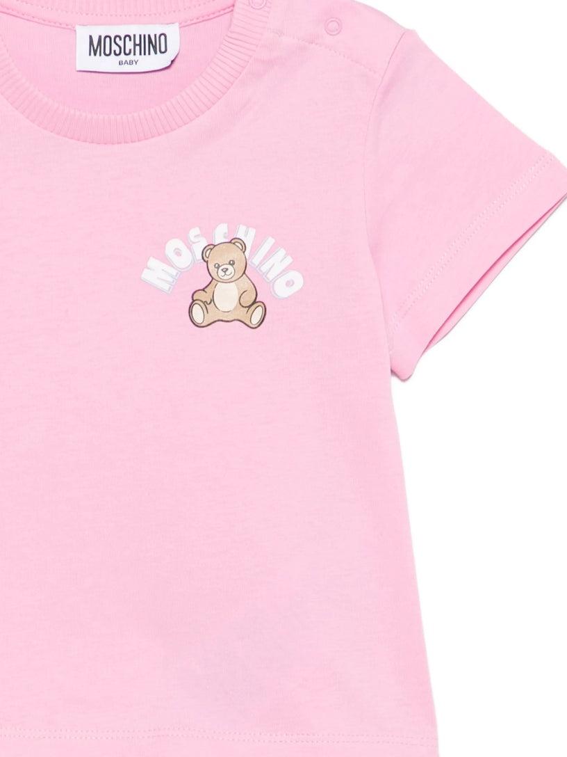t-shirt teddy bear MZM047 LAA01 51473 MOSCHINO KIDS 