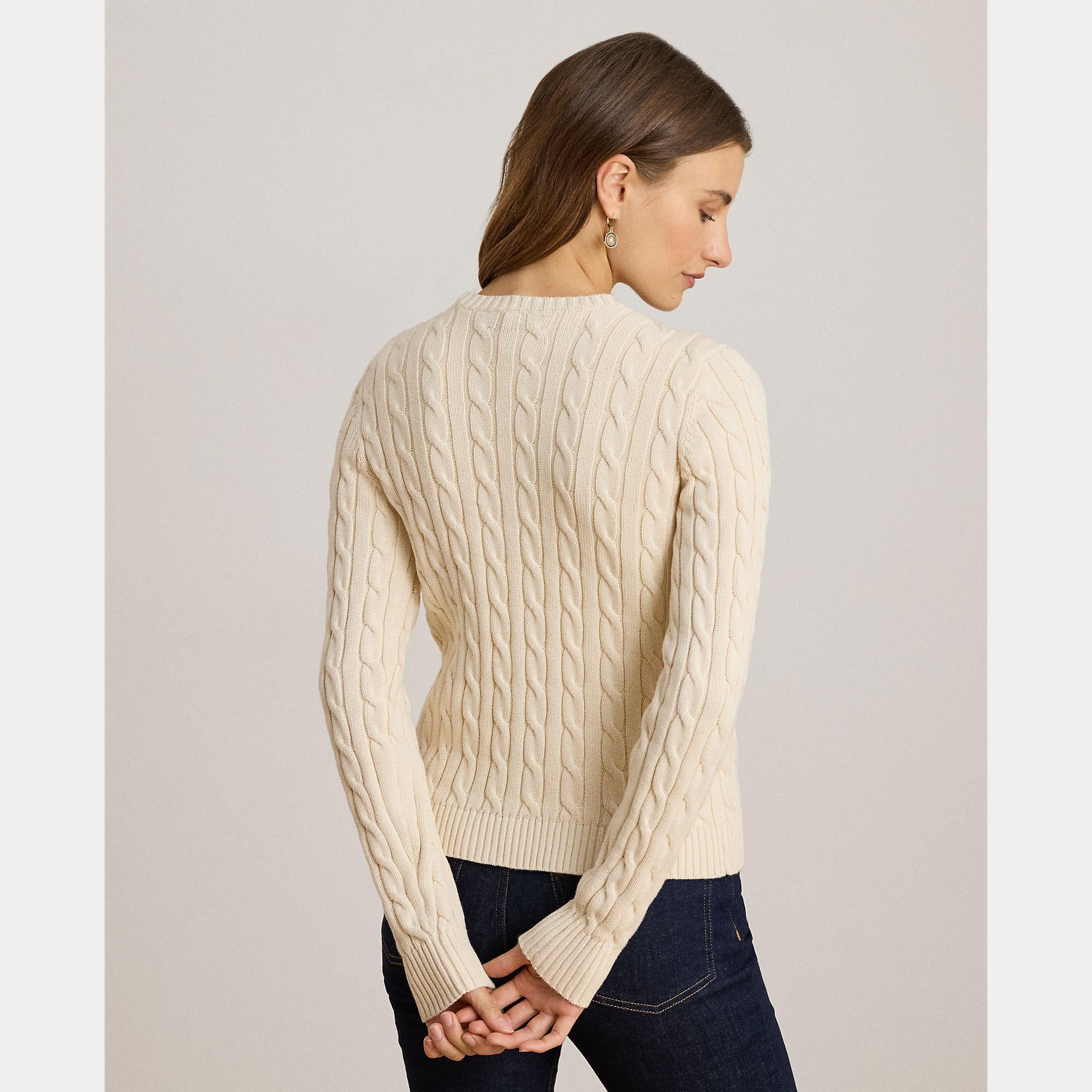 cardigan in cotone a trecce 200-932225 001 LAUREN RALPH LAUREN 