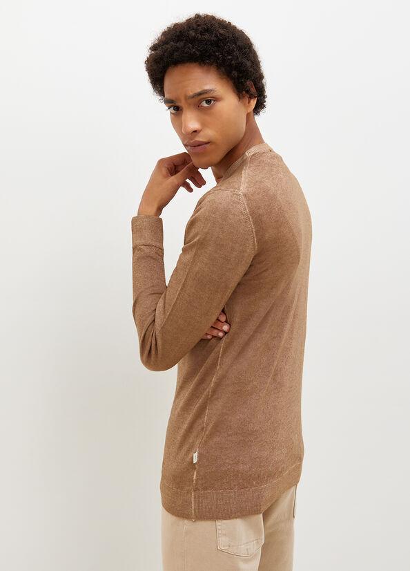 maglioncino in lana liu jo M222P202GIROSTO CAMEL 228 liU JO 