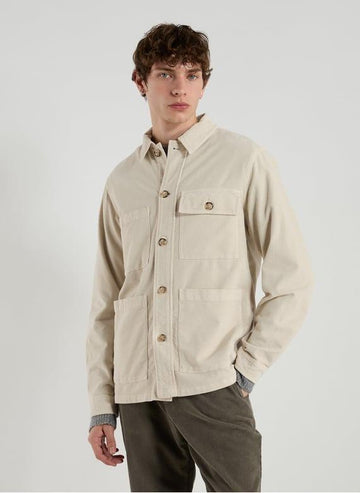 camicia overshirt a coste CFWOOS2013MRUT5076 853 WOOLRICH 
