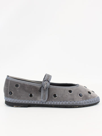 ballerina mae con applicazioni MAE CRISTAL GREY FLABELUS 