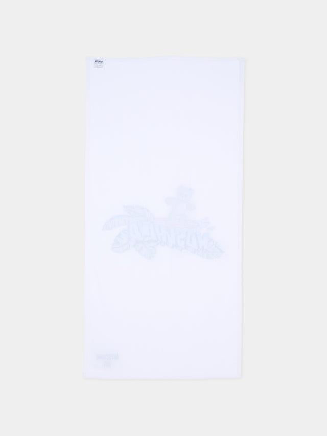 telo mare con logo HTX01B LGA24 10101 MOSCHINO KIDS 