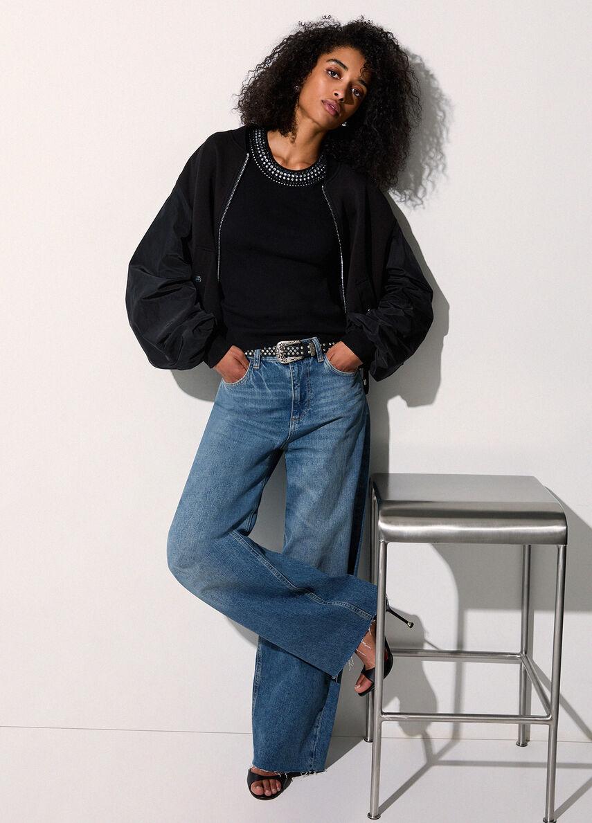 giubbino bomber WA6458J3870 22222 LIU JO WHITE 