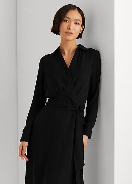 abito con scollo a V 250-853337 001 LAUREN RALPH LAUREN 