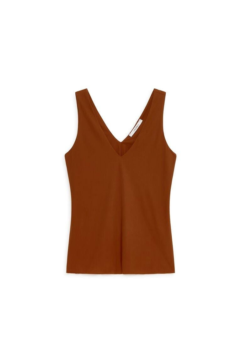 top in soft jersey JP5564 70210 41008 CARAMELLO MALI'PARMI 