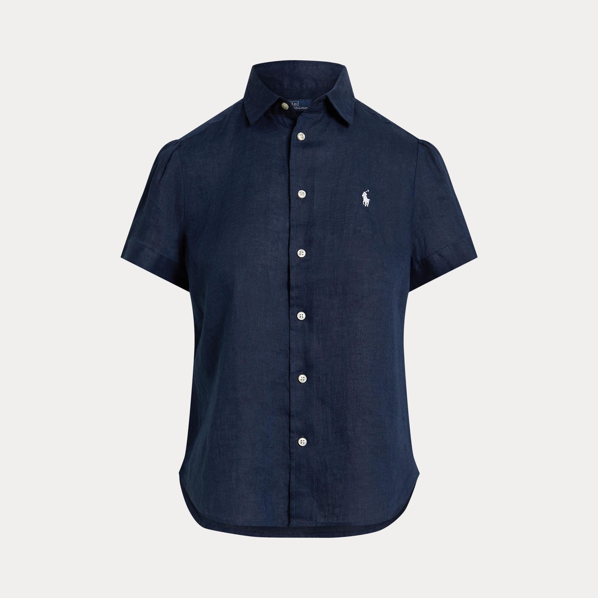camicia in lino maniche corte 211-973366 506 RALPH LAUREN POLO 