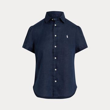 camicia in lino maniche corte 211-973366 506 RALPH LAUREN POLO 