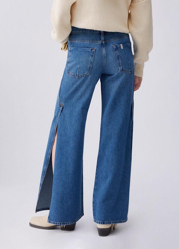 jeans flare con spacchetti UA6218D0319 79010 LIU JO DENIM 