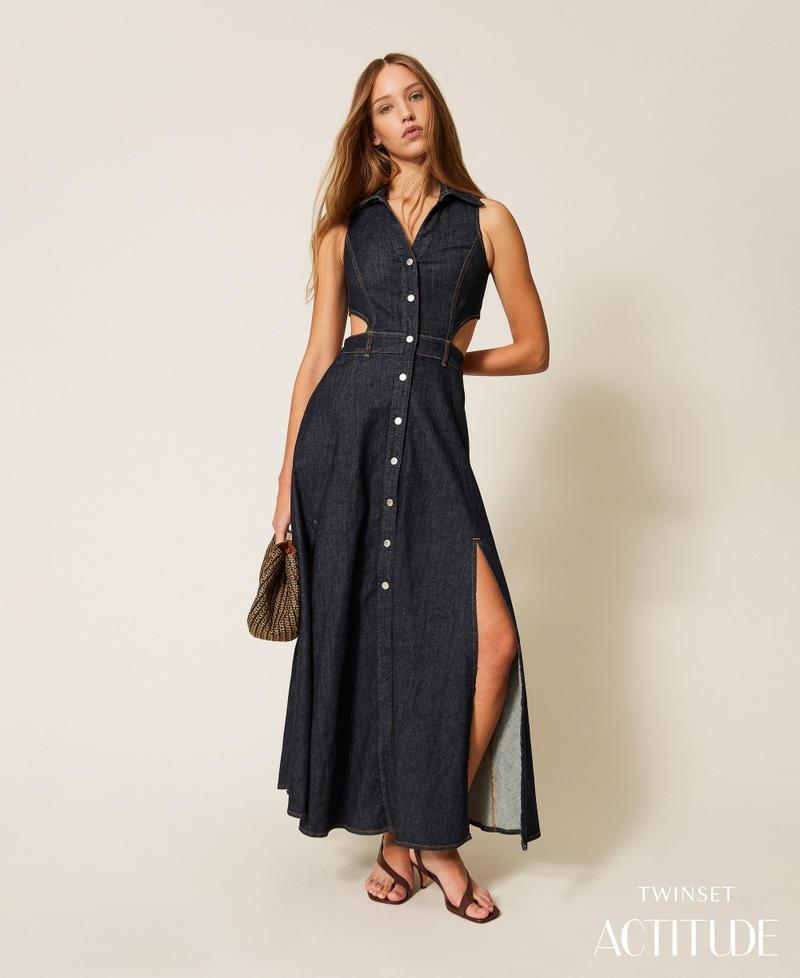 abito jeans cut out 261AP2363 06295 TWINSET ACTITUDE 