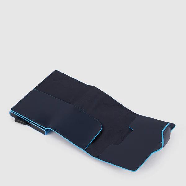 porta carte in metallo PP5649B2BLR BLU2 PIQUADRO 